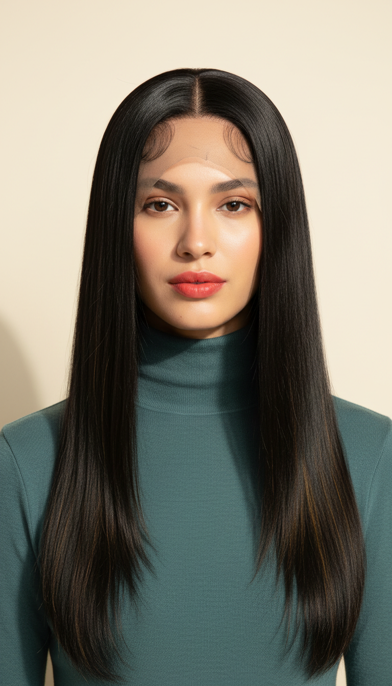 Long Straight HD Lace Wig